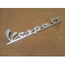 Schriftzug Vespa GT  chrom Beinschild für Vespa 125...