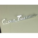Schriftzug Gran Turismo  chrom Heck für Vespa 125...