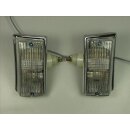 Blinker Kit vorne/hinten/links/rechts/weiss/Chromgehäuse für Vespa PX80-200/PE/Lusso/T5 Classic