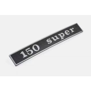 Schriftzug "150 super" Heck für Vespa 150 Super VBC1T 216813 ->