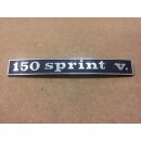 Schriftzug "150 sprint v." Heck hinten für...