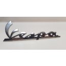 Schriftzug "Vespa" aluminium matt Seitenhaube...