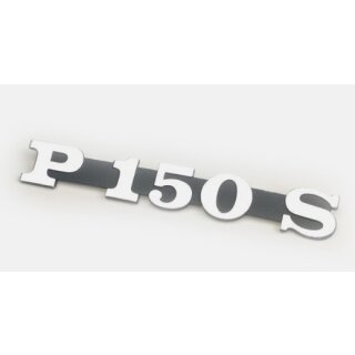 Schriftzug "P150S" Seitenhaube links für Vespa P150S