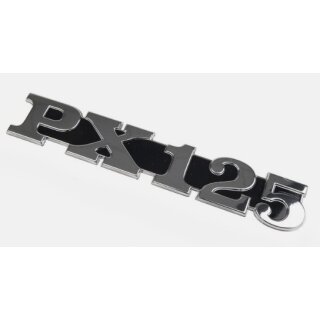 Schriftzug "PX 125" Seitenhaube links für Vespa PX 125 2011