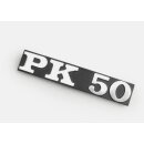 Schriftzug "PK 50" Seitenhaube links für...