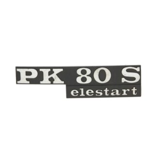 Schriftzug "PK80S elestart" Seitenhaube links für Vespa PK80 S/Elestart V8X5T
