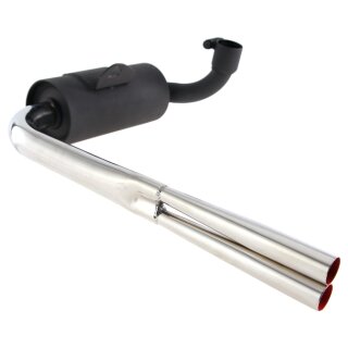 Rennauspuff SIP "Vintage"Replika für Vespa 125 VNA-TS/150 VBA-Sprint/PX80-150/PE/Lusso