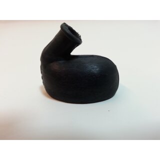 Gummikappe Zündspule, schräg nach innen, für Vespa 160GS`62-`64 VSB1T/180 SS`64-`66 VSC1T , H 25mm, Ø 45mm, schwarz