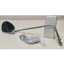 Standard Spiegel BUMM links/Nierenform/100x75mm, für Vespa alle Modelle