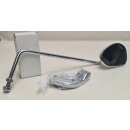 Standard Spiegel BUMM rechts/Nierenform/100x75mm, für Vespa alle Modelle