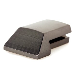 Trittleistenendstück SIP titan-grau eloxiert für Vespa PX80-200/PE/Lusso/`98/MY,