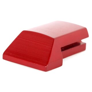 Trittleistenendstück SIP rot eloxiert für Vespa PX80-200/PE/Lusso/`98/MY