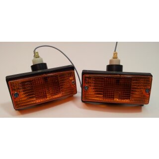 Blinker Kit BOSATTA vorne/links/rechts/gelb für Vespa PX80-200/PE/Lusso/T5 Classic
