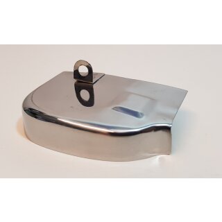 Schaltrastenabdeckung Edelstahl poliert für Vespa 125 VNB5-6T/GT/GTR1°/Super/TS/150 VBB/VGLB/GL/Sprint/V 1°/Super 1°/180Rally/200 Rally 1°
