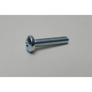 Schraube Lenkkopfabdeckung M5x25 mm Kreuzschlitz Linsenkopf Ø 10mm für Vespa PK/S/ XL/Automatica/ETS E-Zentrale PX Elestart/Cosa/T5