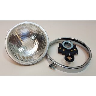 Scheinwerfer ELMA rund Ø 115mm für Vespa 50 SS/90 SS/125 PV/ET3/Super/150 Super