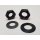 Muttern Kit Nebenwelle/Kurbelwelle für Vespa 50-125/PV/ET3/PK50-125/S/XL/XL2, (2)