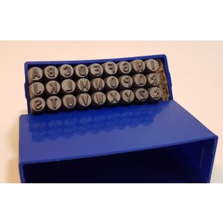 Schlagstempel "Buchstaben A-Z" für Typenschild, 4 mm