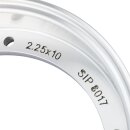Felge SIP Tubeless 2.25x10 für Vespa 160 GS/180 SS
