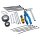 Bordwerkzeug SIP CORTINA für Vespa 125 VNA-TS/150 VBA-Sprint/Rally/PX80-200/PE/Lusso/Cosa
