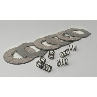 Kupplungsbeläge SURFLEX für Vespa 125 VM1-2T/VU1T/VN1T ->06000/Ape B AB1-4T mit Federn/Scheiben