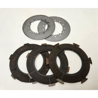 Kupplungsbeläge FERODO für Vespa 125 VNA2T 081469 ->/VNB/GT/GTR/TS/Super/150 VBA/VBB/VGLA-B/GL/Sprint/V/Super/PX80-150/PE/Lusso <- `94  mit Federn/Scheiben