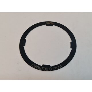 Distanzscheibe Getriebe, SIP (d) 0,70mm, für Vespa 50 2°/L/R/S 2°/SR/SS/90 2°/100/125/PV/ET3/PK50-125/XL/XL2/PX80-200 E Lusso2°/`98`MY/´11/T5/Cosa