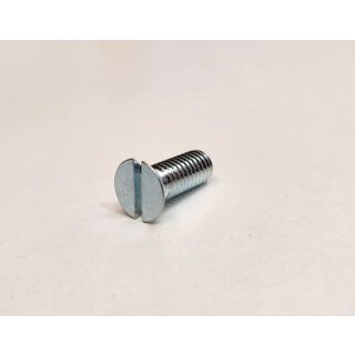 Schraube Vergaserwanne M6x16 mm, (Schlitz), Senkkopf Ø10mm für Vespa 125 VNB-TS/150 VBA-Super/Rally/P80-150X/P200E/PX80-200E/Lusso/T5