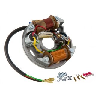 Zündgrundplatte SIP 6V/15W, verstärkte Lichtspule für Vespa 50 R 2° /Special V5B1T 2°/V5B3T