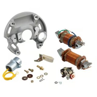 Set Zündspulen, Unterbrecher, Kondensator und Zündgrundplatte SIP 6V/25W für Vespa 50 S 2°/SR/SS