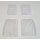 Blinkerglas Kit SIEM vorne/hinten/weiß für Vespa PK 50-125 S/SS/Lusso/Automatica