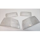 Blinkerglas Kit vorne/hinten/weiß für Vespa...